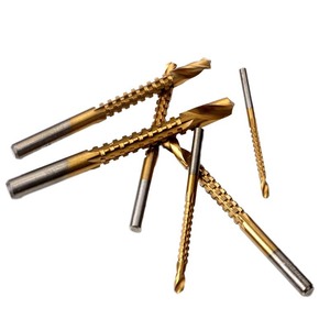 High-Speed Steel Saw Tooth Twist Drill Bit 3-8mm Hex Shank Titanium Plated Woodworking Drill Set - Product Image 3