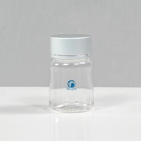 Flacon en plastique PET multi-compartiments, petit flacon d'emballage pour médicaments, flacon vide léger pour suppléments vitaminiques, logo personnalisé