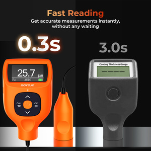 Medidor de Espesor de Revestimiento 0-9900um, Probador de Espesor de Pintura Fe Al Fe Zn Fe C, Medidor de Pintura para Automóviles, 8 Idiomas - Product Image 5