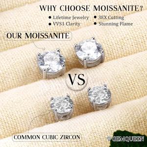 Pendientes de Plata de Ley 925 con Baño de Oro Blanco de 18K, Hipoalergénicos, con Parte Trasera Plana, Joyería para - Product Image 4