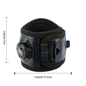 <b>Adjustable</b> Elbow Pad Black 2.8inch x 4.5inch For Tennis Cycling Fitness Protection Universal Size - Product Image 1