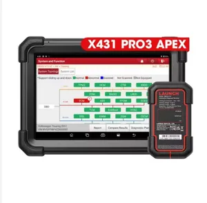 جهاز كشف أعطال السيارة Advanced launch x431 pro3 apex vplus pro يساعد على التعرف السريع على وإلغاء المشاكل ويحمل رمز وحدة تحكم بالمحرك للسيارة