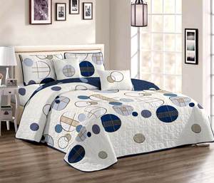 Juego de Colcha de Microfibra con Diseño Floral de Estilo Nuevo 2022, Juego de 3 Piezas de Chenilla Tejida <span class=keywords><strong>a</strong></span> Crochet para Camas Dobles para Uso Doméstico - Product Image 1