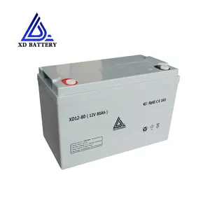 Baterai Lithium Ion Surya Tahan Air Lebih dari 6000 Siklus Pin 12V 80ah Lifepo4 Baterai Starter Lithium untuk Bluetooth Laut