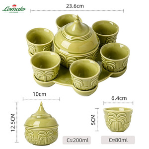 Custom Design <b>Arabic</b> Dates Bowl <b>Tea</b> <b>Set</b> Middle East Ceramic Eco-Friendly Durable BPA Free Tableware Afternoon <b>Tea</b> Snack Cups - Product Image 3