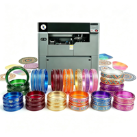 Machine d'impression UV cylindrique OEM/ODM avec armoire de rangement pour bracelets en plastique, verre et produits cylindriques