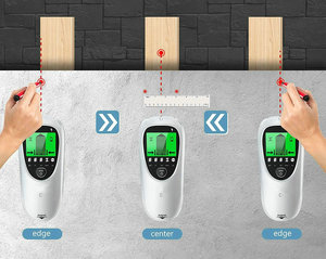 EOUTIL Rilevatore di Montanti/Rilevatore di Centri di Montanti/Rilevatore di Metalli/Fili Elettrici con Magnete Potente TH511 Grigio Batteria 9V - Product Image 3