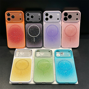 Nouvelle coque de téléphone magnétique à paillettes dégradées pour iPhone 18 17 Pro Max, étui de luxe en diamant pour iPhone 17 16 15 14 13 - Product Image 2
