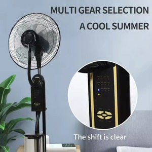 <strong>Upright</strong> Floor <strong>Fan</strong> with Remote Control Plastic Material Dual Functions Spray Humidification &amp; Air Purification - Product Image 4