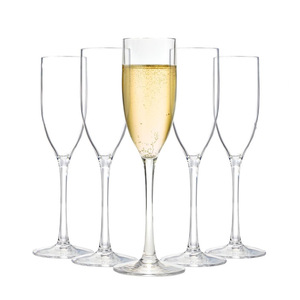 Gobelet en plastique de haute qualité, forme simple, pour vin et champagne, idéal pour les mariages, en gros - Product Image 5