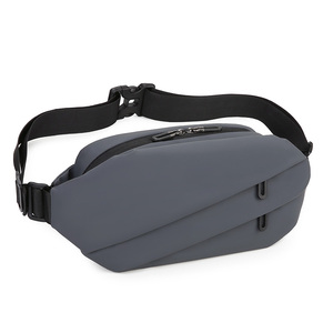 Bolso bandolera antirrobo ligero de alta calidad para hombres logotipo personalizado <span class=keywords><strong>pecho</strong></span> <span class=keywords><strong>y</strong></span> <span class=keywords><strong>hombro</strong></span> Sling diseño de mensajero simple - Product Image 1