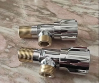 Robinet de cuisine et de salle de bain en laiton moderne en gros, autres accessoires, robinet d'angle à trois voies