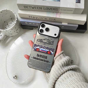Funda de Teléfono Versión Auto Deportivo de Lujo, Compatible con iPhone 17 16 15 14 13 <span class=keywords><strong>Pro</strong></span> <span class=keywords><strong>12</strong></span> 11 <span class=keywords><strong>Pro</strong></span> Xs X XR <span class=keywords><strong>Max</strong></span>, Funda Rígida de PC con Láser - Product Image 2
