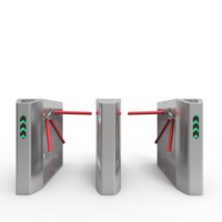 Torniquete Trípode Totalmente Automático de Alta Resistencia, Resistente a la Intemperie IP65, de Acero Inoxidable 304, Anti-Embutidos, con Control Remoto y Lector de Códigos de Barras