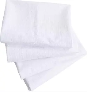 批发大号100% 防水替换拉链涤纶白色毛巾布枕套保护套