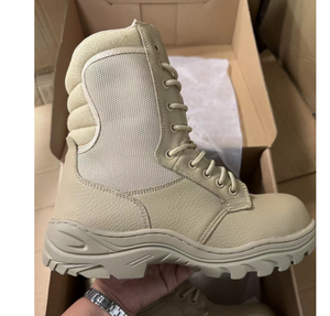 Botas de Seguridad TSB1017 de Cuero Vacuno Color Negro Desierto, Protección Laboral, Anti-Pinchazos, Anti-Impactos - Product Image 4