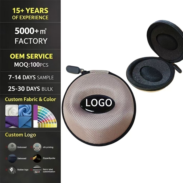 Custom Portable Single Watch Box Hard EVA Water Resistant Protective Smart Watch Storage Travel Case