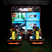Machine d'arcade de course de moto Flash Rider DX à monnayeur, très demandée, prix usine, machines de jeu à deux joueurs à vendre