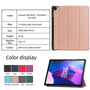Custodia Protettiva Tri-Fold Magnetica con Supporto per <span class=keywords><strong>Lenovo</strong></span> <span class=keywords><strong>Tab</strong></span> M10 3a Gen <span class=keywords><strong>10</strong></span>.1 TB328FU TB328XU, Funzione Auto Sleep/Wake, Materiale PU - Product Image 6