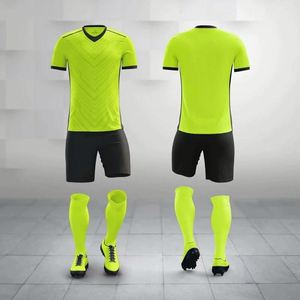 Uniformes de Fútbol Personalizados de Alta Calidad para Hombres, Adultos y Niños, Conjuntos de Camisetas de Manga Corta, 100% Poliéster, Color Personalizado - Product Image 2