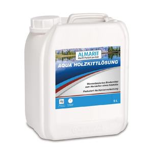 Almarit Mastic de jointoiement AQUA écologique à base d'eau, séchage rapide, inodore, 5L, pour joints de bois - Product Image 1
