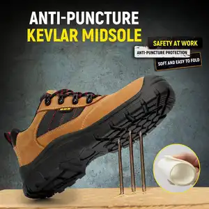 S3 Standard Anti-smashing Wear-resisting And Puncture-proof Construction Site Safety Shoes