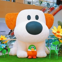 Modèle de chien gonflable géant pour la publicité, décoration gonflable de chien pour la promotion