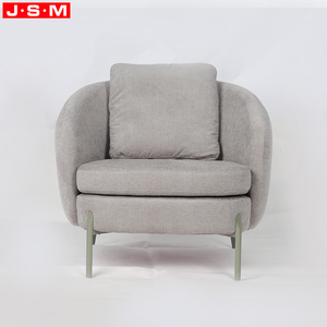 Sillón Moderno de Lujo con Marco de Madera, Espuma y Tapicería de Tela para Sala de Estar, Recepción o Sala de Espera - Product Image 1