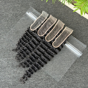 ผมเวียดนามเวอร์จิ้นแบบลอนลึก ขนาด 14 16 18 20 นิ้ว  พร้อมเชือกผูกผมแบบ HD Lace closure 2x6  หลากหลายรูปแบบลอน  ผมแท้ธรรมชาติ 100% ขายส่ง - Product Image 3