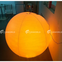 Nouvel arrivage de ballons de plage gonflables géants étanches 60-300cm Ballon de plage à LED Ballon de plage gonflable lumineux