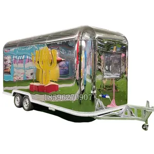 Electric four-wheel snack car multi-functional mobile dining car Night market scenic commercial street network red punch milk te