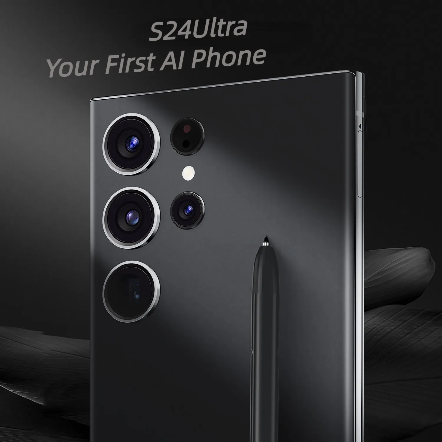 S24 Ultra AI ponsel 16GB + 1TB asli, ponsel pintar memori besar tidak terkunci kamera kecantikan bermain game 2024