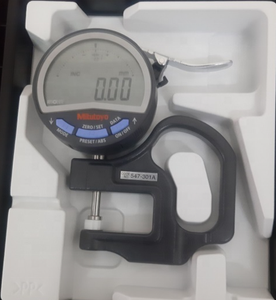 Nuevo Medidor de Espesor Mitutoyo 547, 0 mm - 10 mm, 547-301A, Resolución de 0.01 mm, Medidor de Espesor Digital 547-301A - Product Image 6
