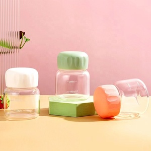 Creative Mini <strong>Fat</strong> Cup White/<strong>pink</strong>/green Portable Borosilicate Glass Graduated Milk Coffee Soybean Milk Water Bottle - Product Image 5