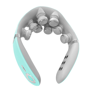 2025 Hot <span class=keywords><strong>Sale</strong></span> Intelligente 8D-Nackenheizung <span class=keywords><strong>TENS</strong></span> Blue Cervi cal Massage Drahtloses elektrisches Nacken massage gerät - Product Image 1