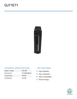Módulo de Comunicación Ethernet Serie Q M-ITSUB PLC QJ71E71-100 Usado, Controlador Lógico Programable para Automatización Industrial