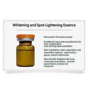 Sérum pour le visage à la mucine d'escargot coréen en marque privée, fort blanchissant, anti-rides, sérum éclaircissant pour la peau à la protéine de riz, micro-rouleau - Product Image 4