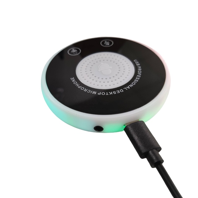 Rgb Desktop Type C Usb Microphone Usb Mic for Pc Streaming Podcast