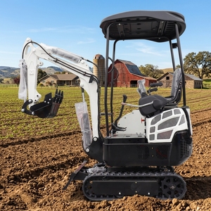 Mini Escavatore da 1500kg, 1,5 Tonnellate, Cingoli in Gomma, Piccolo Escavatore Senza Danni al Terreno per Costruzioni e Giardinaggio - Product Image 6