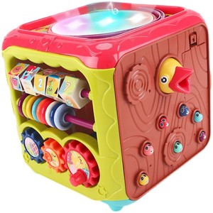 Juguetes Musicales Educativos para Bebés, Cubo de Juego Multifuncional para Niños, Regalo para el Desarrollo Cerebral Infantil - Product Image 1