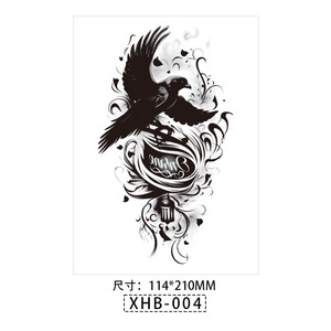 Autocollant de tatouage temporaire fleurs et papillons, imperméable, longue durée, coloré, pour le corps, pour filles et femmes, usage professionnel - Product Image 5