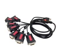 Convertidor de serie DB9, Cable USB AM a 2 puertos, de alta calidad, venta directa de fábrica