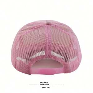 Gorra de camionero de verano para hombre y mujer, gorra casual de esponja con cuerda decorativa y malla, gorra de camionero ligera. - Product Image 4