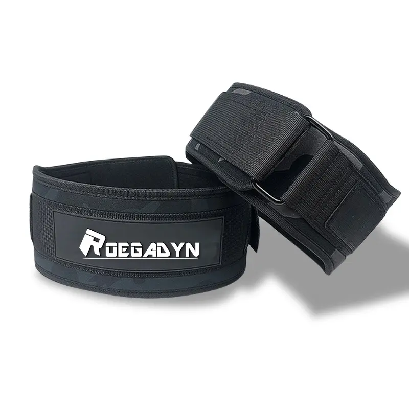 Benutzer definiertes Logo Gewichtheben Gürtel Nylon Powerlifting Trainings gürtel EVA Foam Gym Hebe gürtel