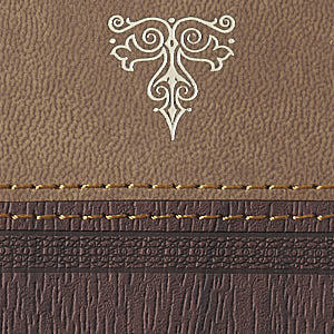 Marcador de Páginas de Cuero Sintético Marrón con Versículo Bíblico, Grabado en Relieve, Accesorio de Lectura Religiosa con Borla de Cordón - Product Image 4