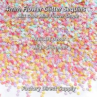 Paillettes en forme de pétales de fleurs de 4 mm, accessoires faits main pour vêtements, pinces à cheveux, sacs, matériaux de remplissage, matériaux décoratifs