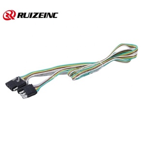 Usine Pvc isolé cordon quatre couleurs connexion d'alimentation câble d'extension en gros - Product Image 3