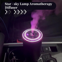 Star Top Intelligent Glass Car Aromatherapy Machine Parfum Lampe Spray avec Atmosphère Voiture Purificateur D'air Fournitures