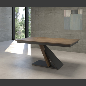 Ý Sang Trọng Hiện Đại Mở rộng Bàn Ăn Với Chất Lượng Cao Melamine Hàng Đầu Hiện Đại Đồ Nội Thất Phòng Ăn Nhà Sản Xuất OEM - Product Image 3