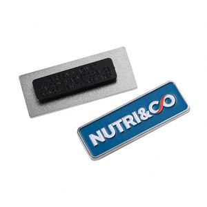 Imán Personalizado para Refrigerador, Imán de Aleación de Zinc Metálico, Imán Promocional para Refrigerador, Imanes Rectangulares 2D y 3D de Esmalte Suave para Refrigerador - Product Image 2